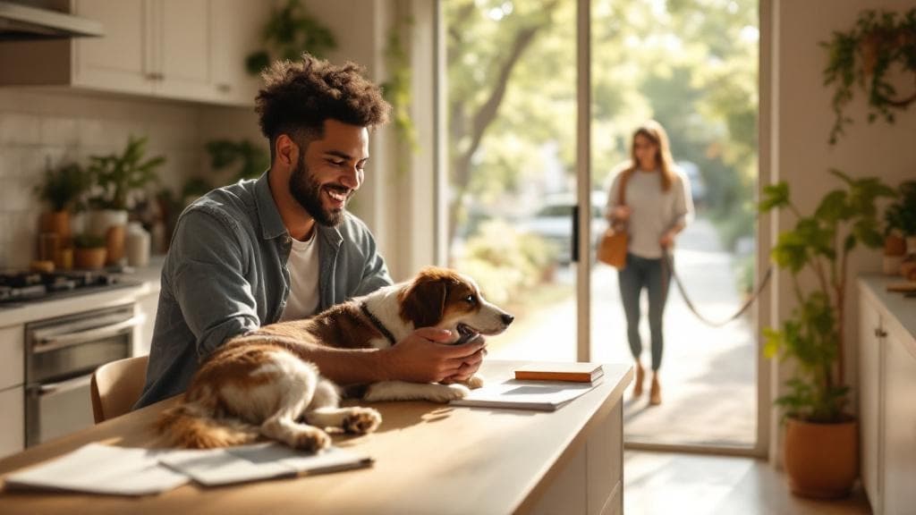 Walker recording a verified check-in during a walk